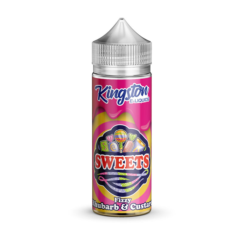 KINGSTON SWEETS 100ML SHORTFILL FIZZY RHUBARB & CUSTARD