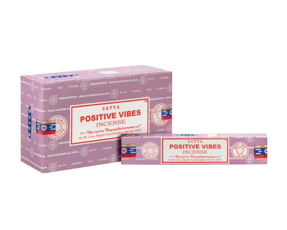 SATYA POSITIVE VIBES 15G – 12PK