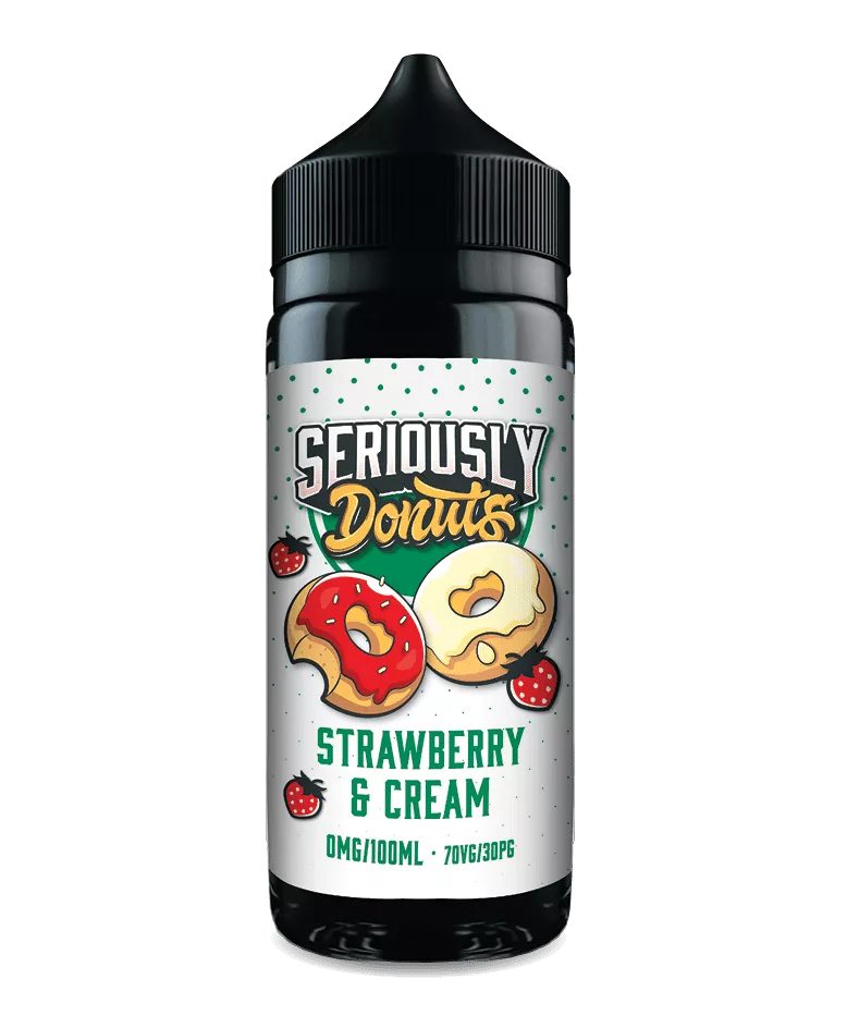 DOOZY SERIOUSLY DONUTS 100ML STRAWBERRY AND CREAM
