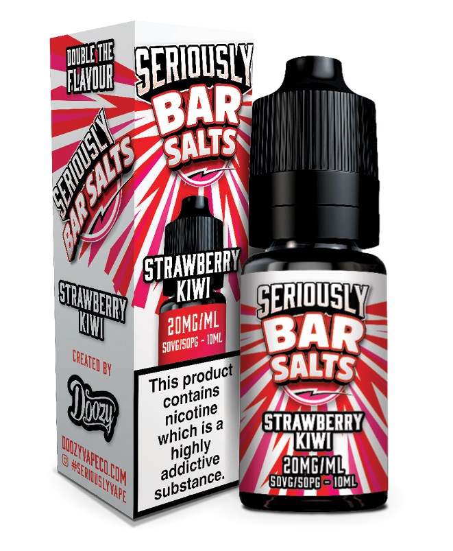 SERIOUSLY BAR SALTS 10ML STRAWBERRY KIWI (10)