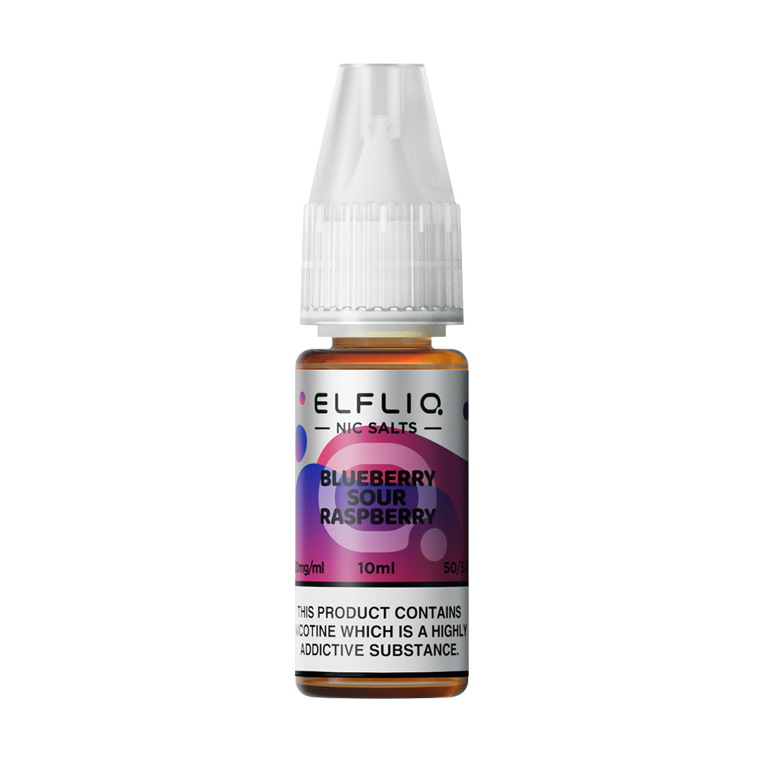 ELFLIQ NIC SALT 10ML BLUEBERRY SOUR RASPBERRY (10)