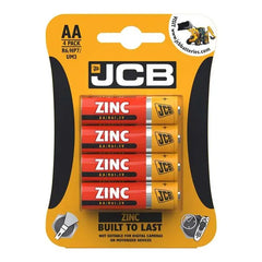 JCB AA ZINC BATTERIES - PACK OF 4 (10)