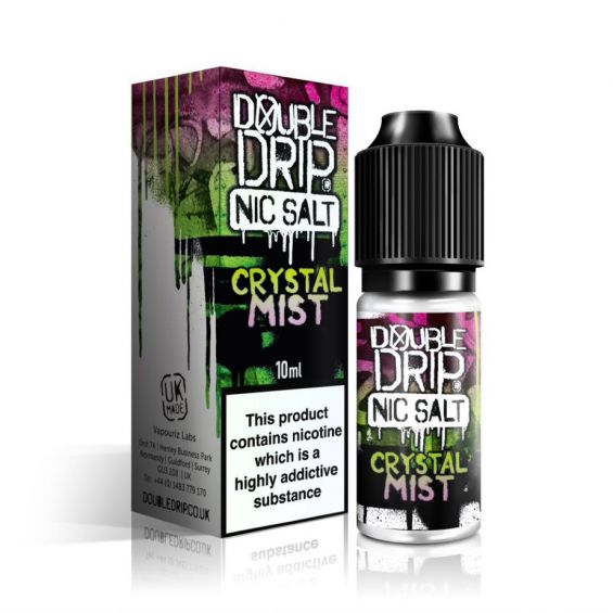 DOUBLE DRIP 10ML CRYSTAL MIST NIC SALTS (10)