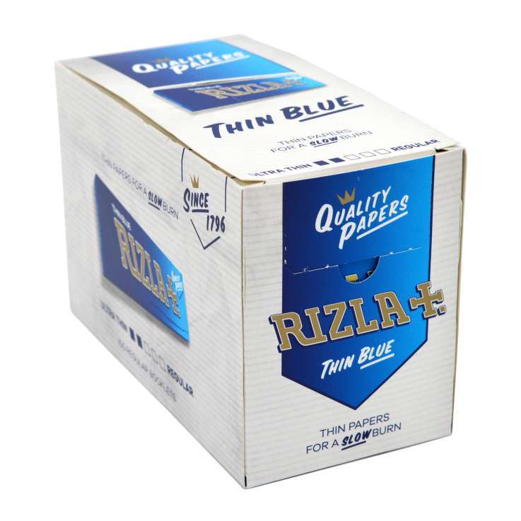 RIZLA THIN BLUE REGULAR (100) – CLYDE IMPORTERS (SCOTLAND) LTD