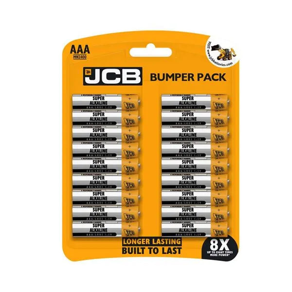 JCB AAA SUPER ALKALINE BUMPER PACK OF 18 (12)