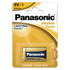 PANASONIC 9V BRONZE ALKALINE POWER - 1 PACK (12)