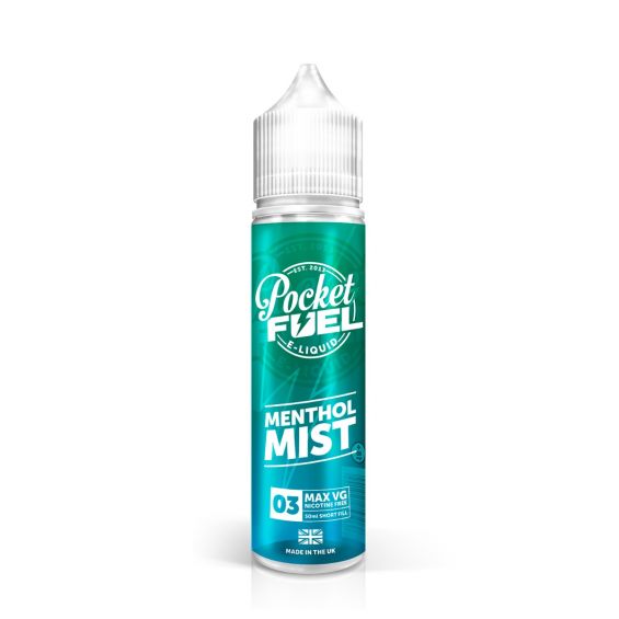 POCKET FUEL 50ML SHORTFILL MENTHOL MIST