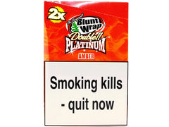 BLUNT WRAP DOUBLE PLATINUM AMBER (25)