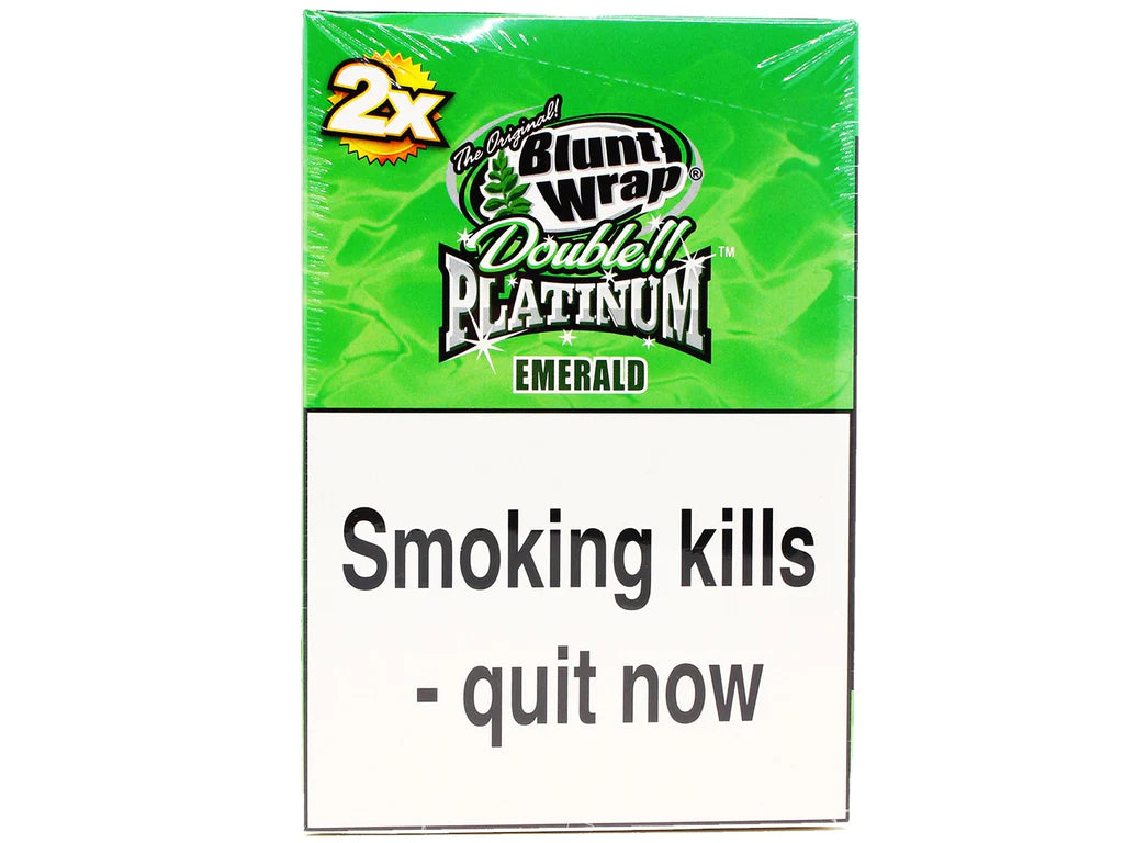 BLUNT WRAP DOUBLE PLATINUM EMERALD (25)