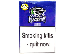 BLUNT WRAP DOUBLE PLATINUM INDIGO (25)