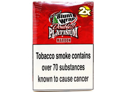 BLUNT WRAP DOUBLE PLATINUM MAROON (25)