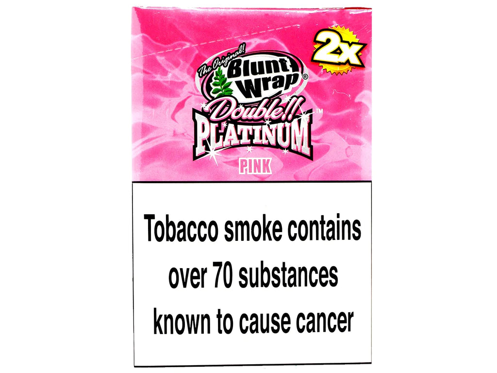 BLUNT WRAP DOUBLE PLATINUM PINK (25)