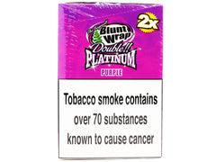 BLUNT WRAP DOUBLE PLATINUM PURPLE (25)