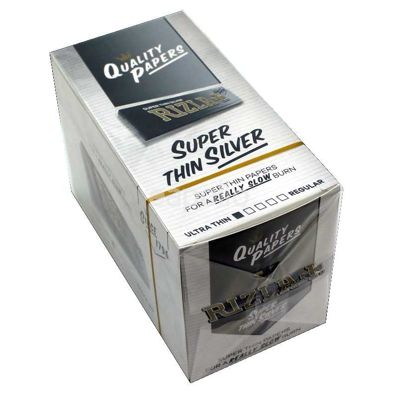 RIZLA SUPER SLIM SILVER REGULAR (100)