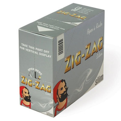 ZIG-ZAG SILVER KING SIZE SLIM ROLLING PAPERS (50)